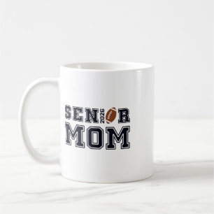 Taza De Café Mamá senior de fútbol clase de 2026 orgullosa madr