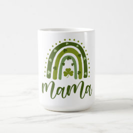 Taza De Café Mama St. Patrick's Day Green Shamrock Rainbow