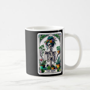 Taza De Café Mamá Tarot Card Skeleton Día de la Madre Bruja Mam