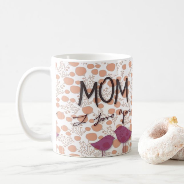 Taza De Café Mamá te amo (Con donut)