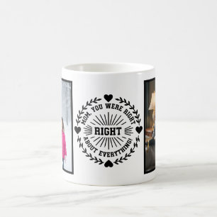Taza De Café Mamá, tenías razón 2 Foto Divertido Moderno Blanco