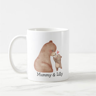 Taza De Café Mamá tiene amor - Personalizado ilustrado para mam
