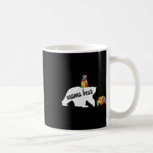 Taza De Café Mamá Tiene Dos Guerreros Concienciación Sobre El A