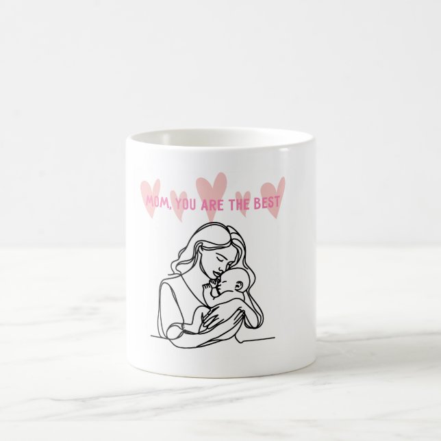 Taza De Café "Mamá, tu sabiduría me guía. (Centro)
