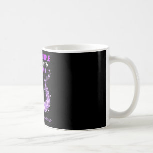 Taza De Café Mamá usa morado en memoria de la enfermedad de Alz
