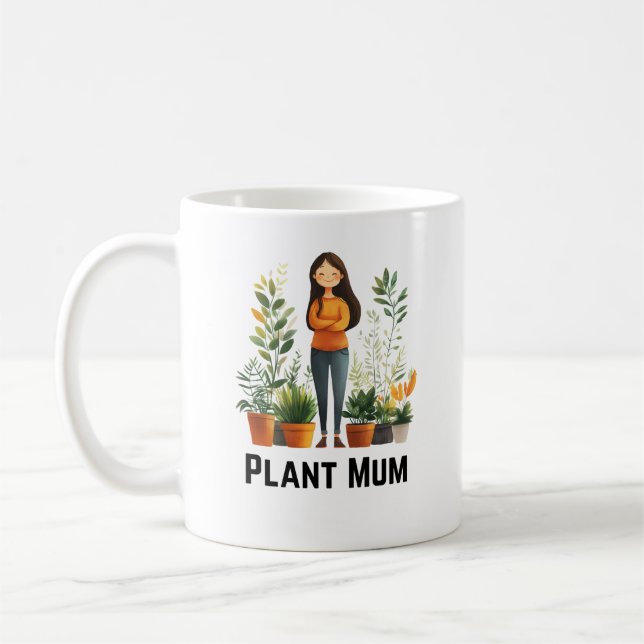Taza De Café Mamá vegetal Mug (Izquierda)