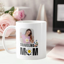 Mamá Viajera Linda, Maleta de Avión, Foto Personal
