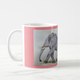 Taza De Café Mama y Baby Elephant
