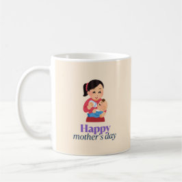Taza De Café Mamá y bebé, feliz día de la madre
