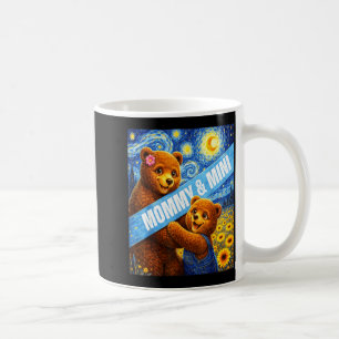 Taza De Café Mamá y oso lindo mini coincidente día de la madre