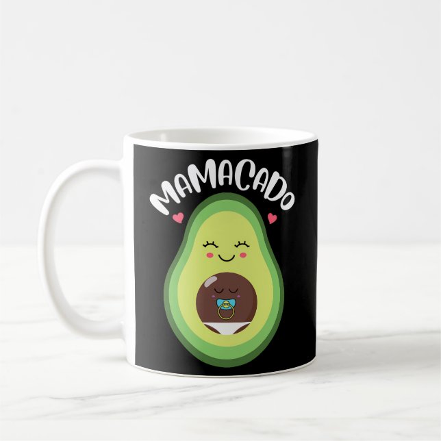 Taza De Café Mamacado Embarazo Aguda Invitación (Izquierda)