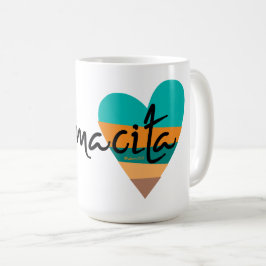 Taza De Café Mamacita ・ Corazón de los 80