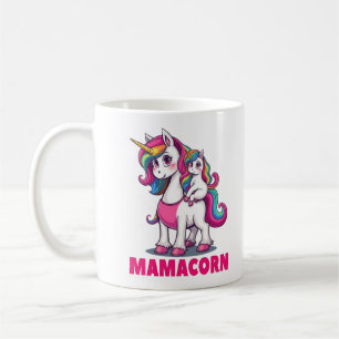 Taza De Café Mamacorn - La mágica mamá Unicornio