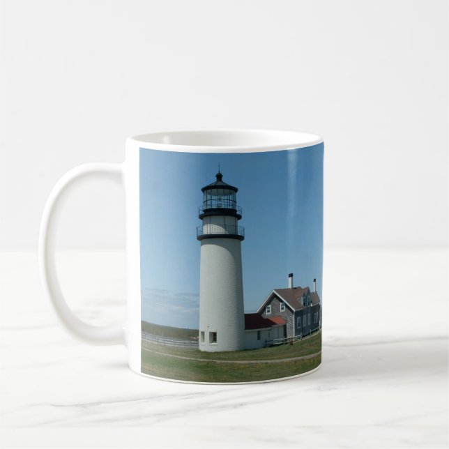 Taza De Café Mamáes del faro Highland en la costa nacional de C (Izquierda)