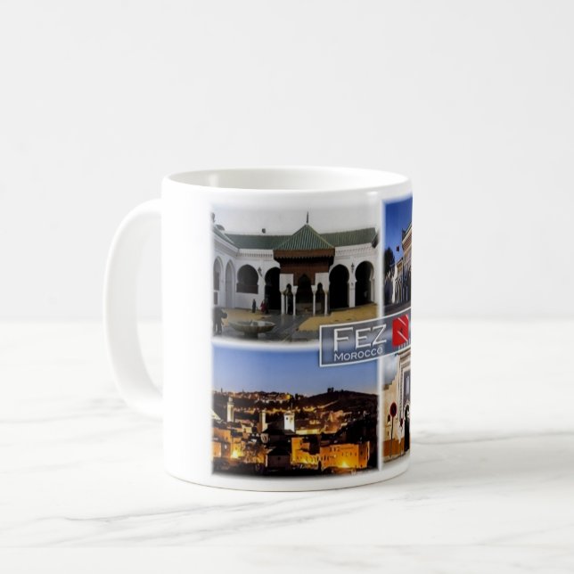 Taza De Café MAMÁES Marruecos - Fez - Café Mug (Anverso izquierdo)