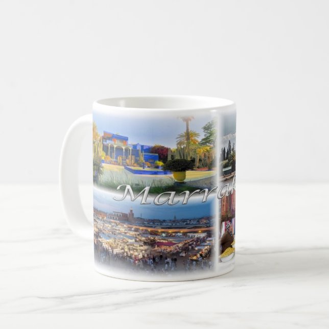 Taza De Café MAMÁES Marruecos - Marrakech (Anverso izquierdo)