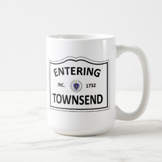 Taza De Café MAMÁES Townie de la masa de la ciudad natal de