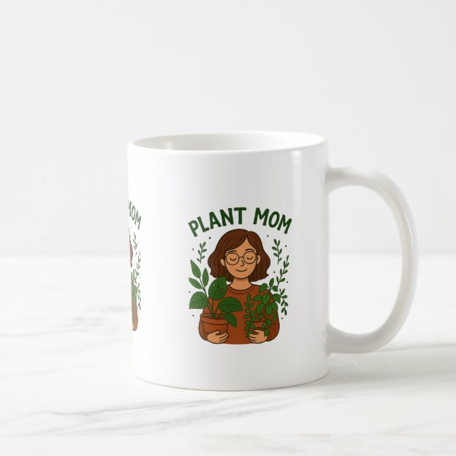 Taza De Café Mamas de las madres de las plantas (Derecha)