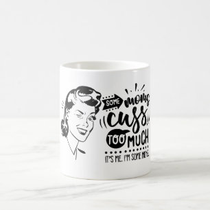 Taza De Café Mamás retro e insultos