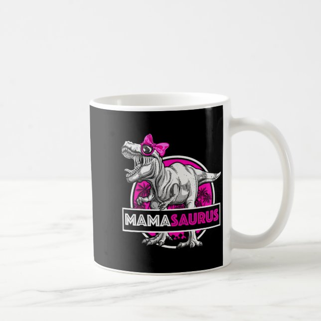 Taza De Café Mamasaurus T-rex Matching Funny Mother Saurus Dino (Derecha)