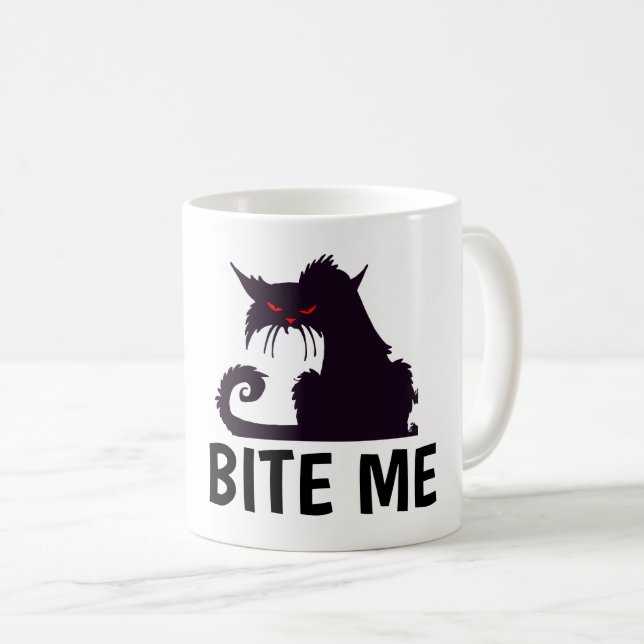 TAZA DE CAFÉ MAME, KITTY CAT FUNNY CAFFEE MUGS (Anverso derecho)