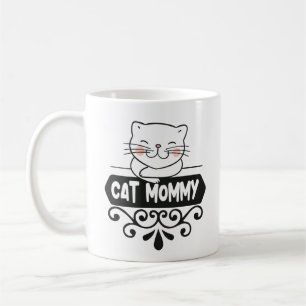 Taza De Café Mami de gato lindo mascota amante de los animales
