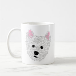 Taza De Café Mami del perro occidental Mug - Territorio montañé