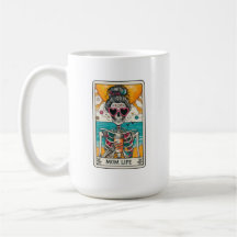 Mami Life Skeleton Tarot Card Coffee Mug