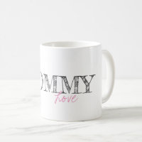 Mami Love Typography Baby Girl Pink Sweet Modern