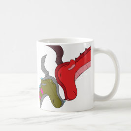 Taza De Café Mami y Dragon Whimsical Mug