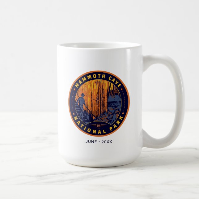 Taza De Café Mammoth Cave National Park (Derecha)