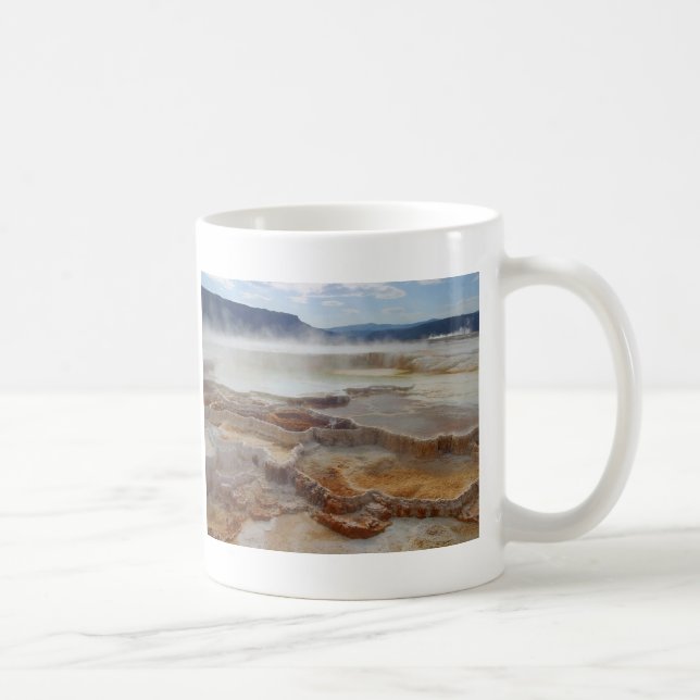 Taza De Café Mammoth Hot Springs Yellowstone (Derecha)