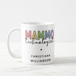 Taza De Café Mamografía tecnológica de mammo personalizado