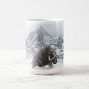 Taza De Café Mamut lúgubre Edad de hielo animal prehistórico