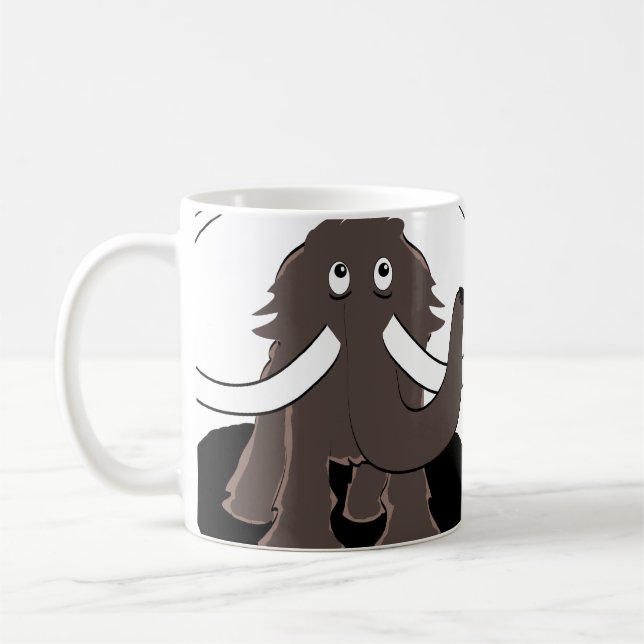 Taza De Café Mamut Preocupante (Izquierda)