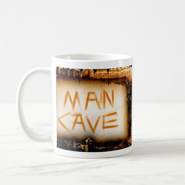Taza De Café Man Cave Tan Slate (Izquierda)