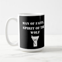Man of Faith ...Spirit of The Wolf SHIRT