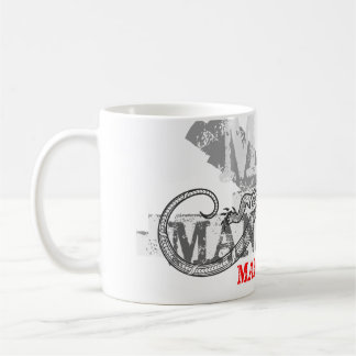 Taza De Café Mana Atua - poder de los dioses - blanco