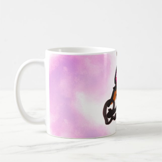 Taza De Café Manada de lobos en otoño (Izquierda)