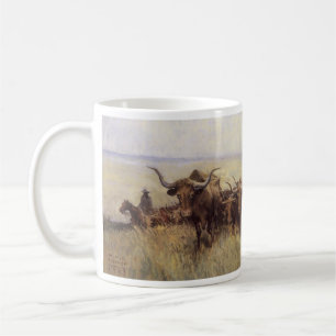 Taza De Café Manada de senderos a Wyoming por WHD Koerner