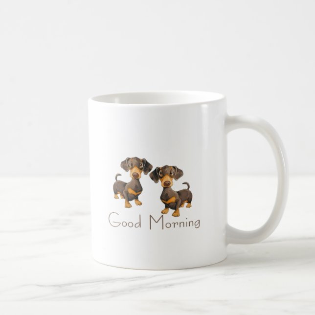 Taza De Café mañana de los perritos (Derecha)
