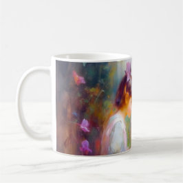 Taza De Café Mañana en un jardín