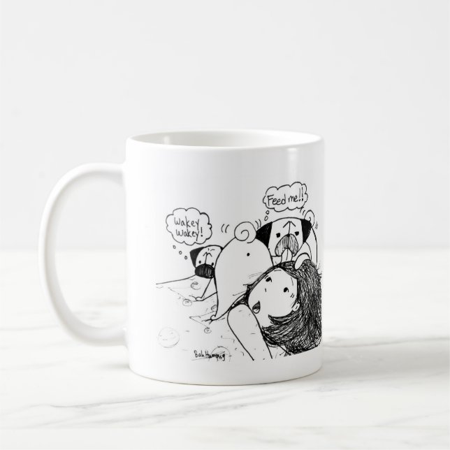 Taza De Café Mañanas del barro amasado (Izquierda)