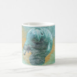 Taza De Café Manatee Artwork sobre | Mug