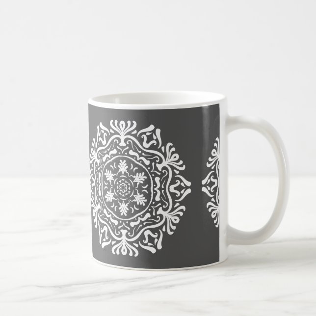 Taza De Café Manatee Mandala (Derecha)