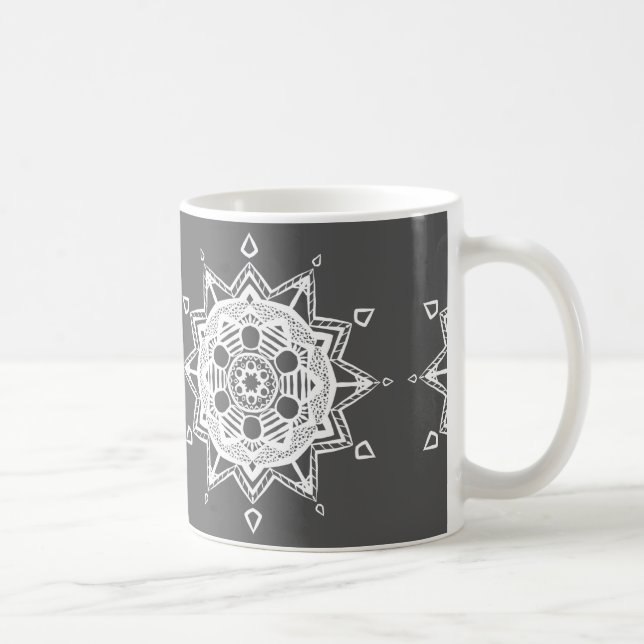 Taza De Café Manatee Mandala (Derecha)