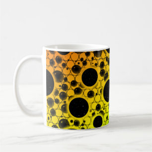 Taza De Café Mancha de Burbuja Espacial - Arcoíris ROYGB