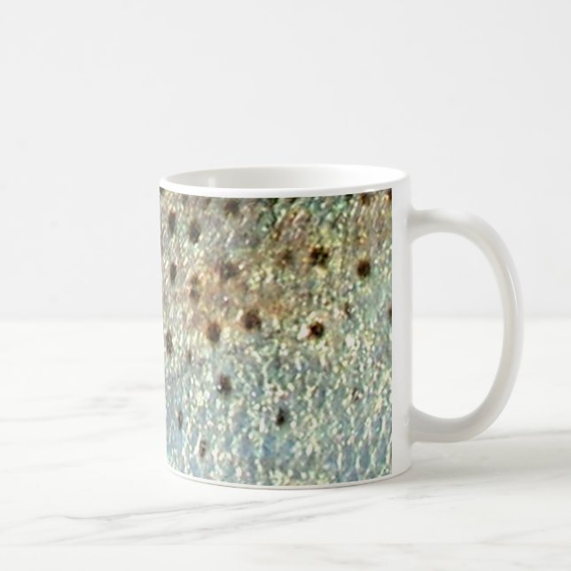 Taza De Café Manchado "moteó" Seatrout por PatternWear© (Derecha)