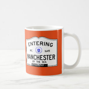 Taza De Café Manchester que entra por el mar