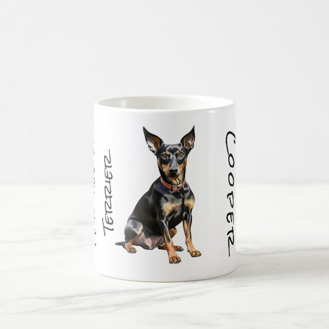 Taza De Café Manchester Terrier Mug (Centro)